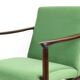Light Green Velvet GFM-142 Armchair by Edmund Homa, 1970s
