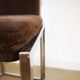 Set of 4 metal chairs and fabrics from the 80s