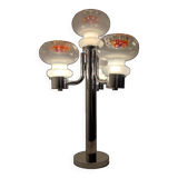 Lámpara de mesa de cristal " Mazzega". Italia, 1970s.