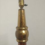 Art Deco lamp in copper and brass