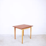Table basse de chevet ou d'appoint en teck et bouleau
