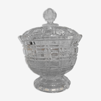 Sugar bowl or candy maker made of old glass