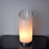Tubular lamp by Murano Mazzega, opaque glass, Italy, 1960
