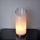 Tubular lamp by Murano Mazzega, opaque glass, Italy, 1960