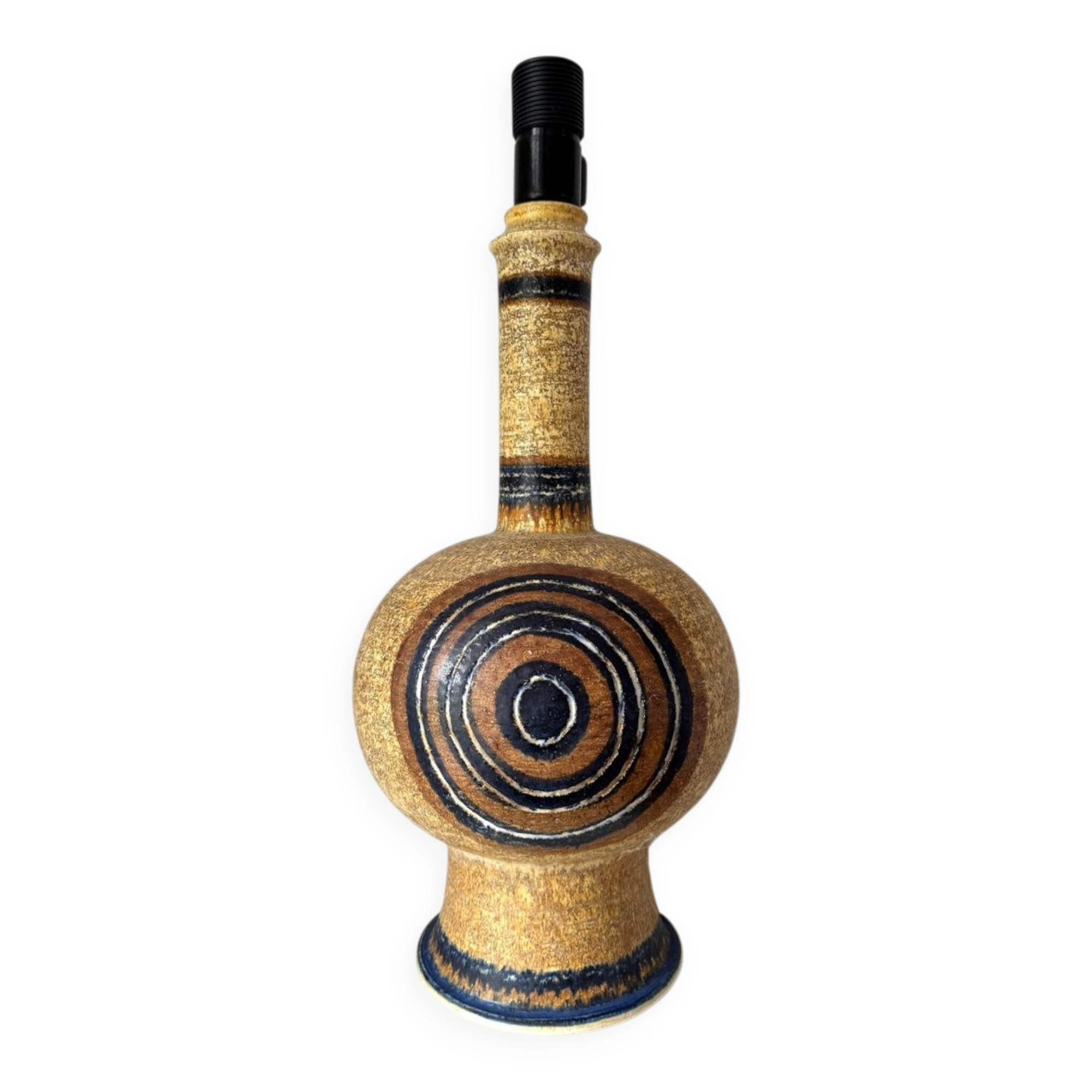 Ceramic table lamp by Jette Hellerøe for Axella, Denmark, 1960s