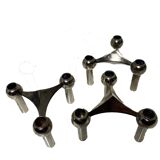 Set of 3 Nagel candle holders