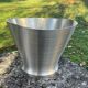 Mumm champagne bucket, vintage pewter vasque