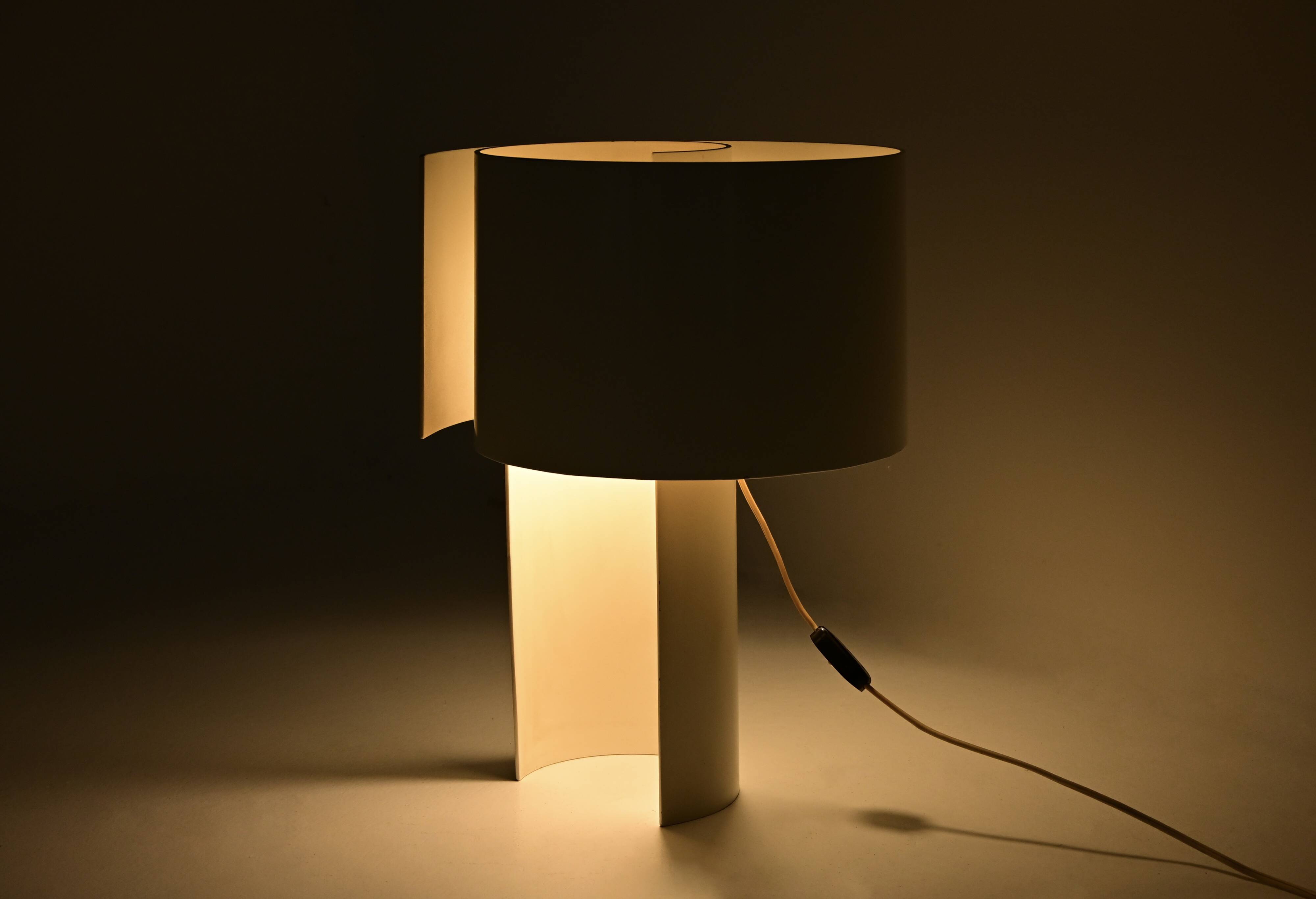 Spiral Lamp by Ingrid Hsalmarson for New Lamp, 1970s