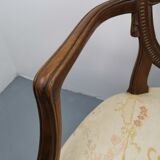 George III Mahogany armchair attributed to William and John Linnell circa 1775