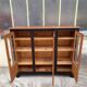 Buffet showcase 3 doors patiné black year 50