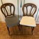 Pair of Art Nouveau curved wooden chairs, circa 1900 — Thonet style, ta