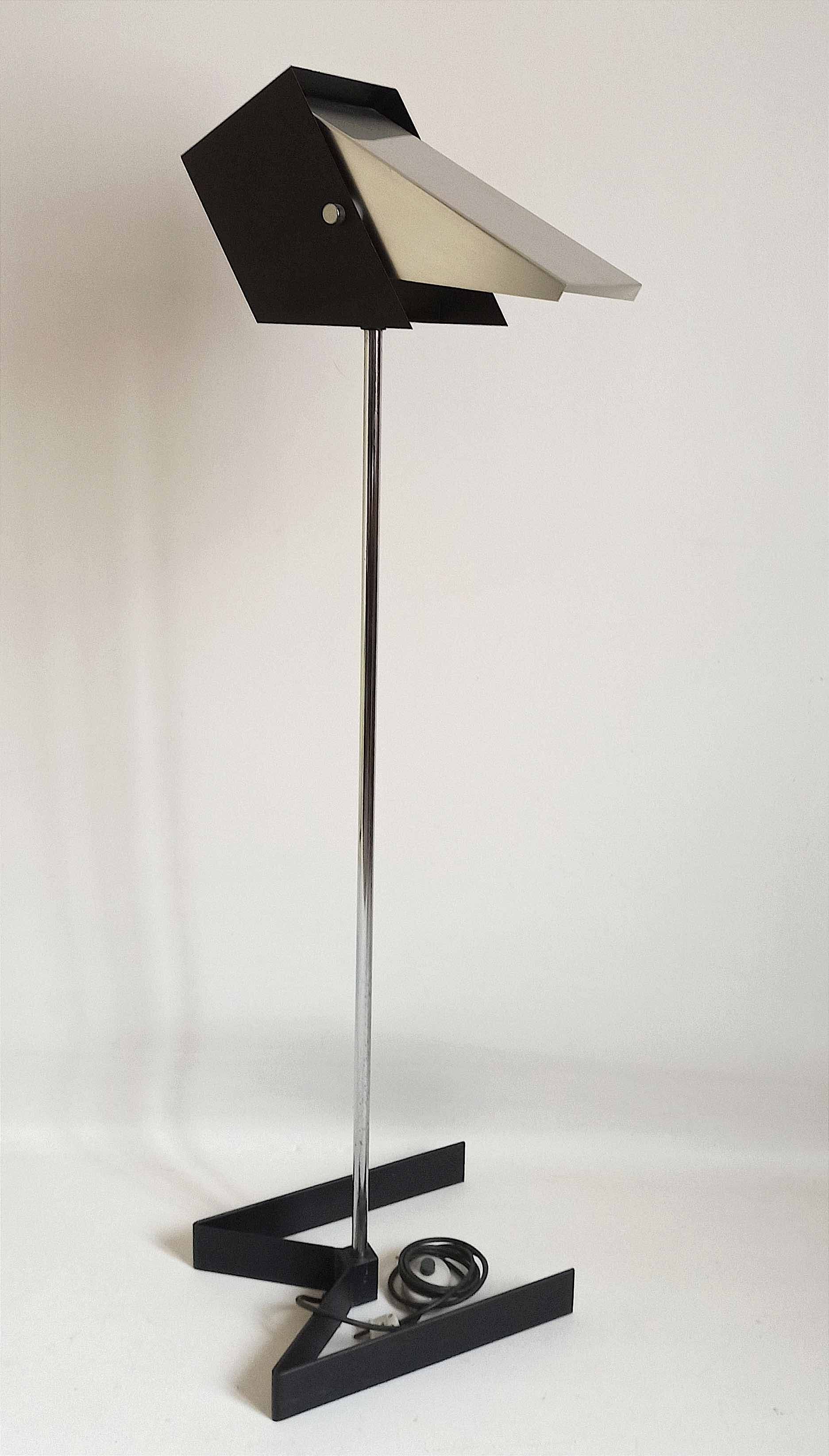 Lyfa adjustable floor lamp from the 60s, height 116.5 cm