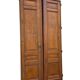 Paire de portes de séparation anciennes