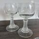 Set of 6 vintage Alsace wine glasses - Vines & Roses