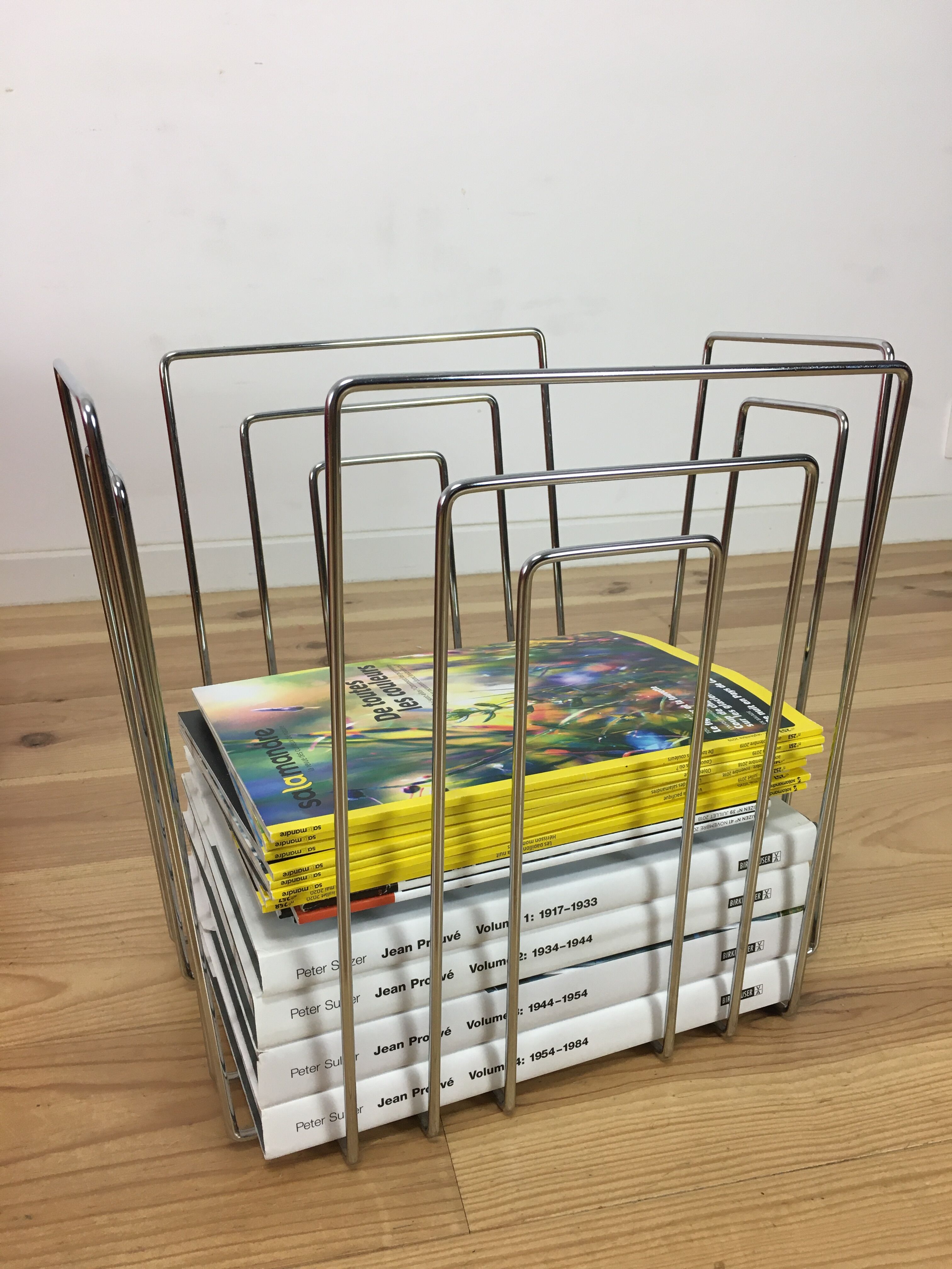 Willy Glaeser chrome magazine rack for TMP, 80