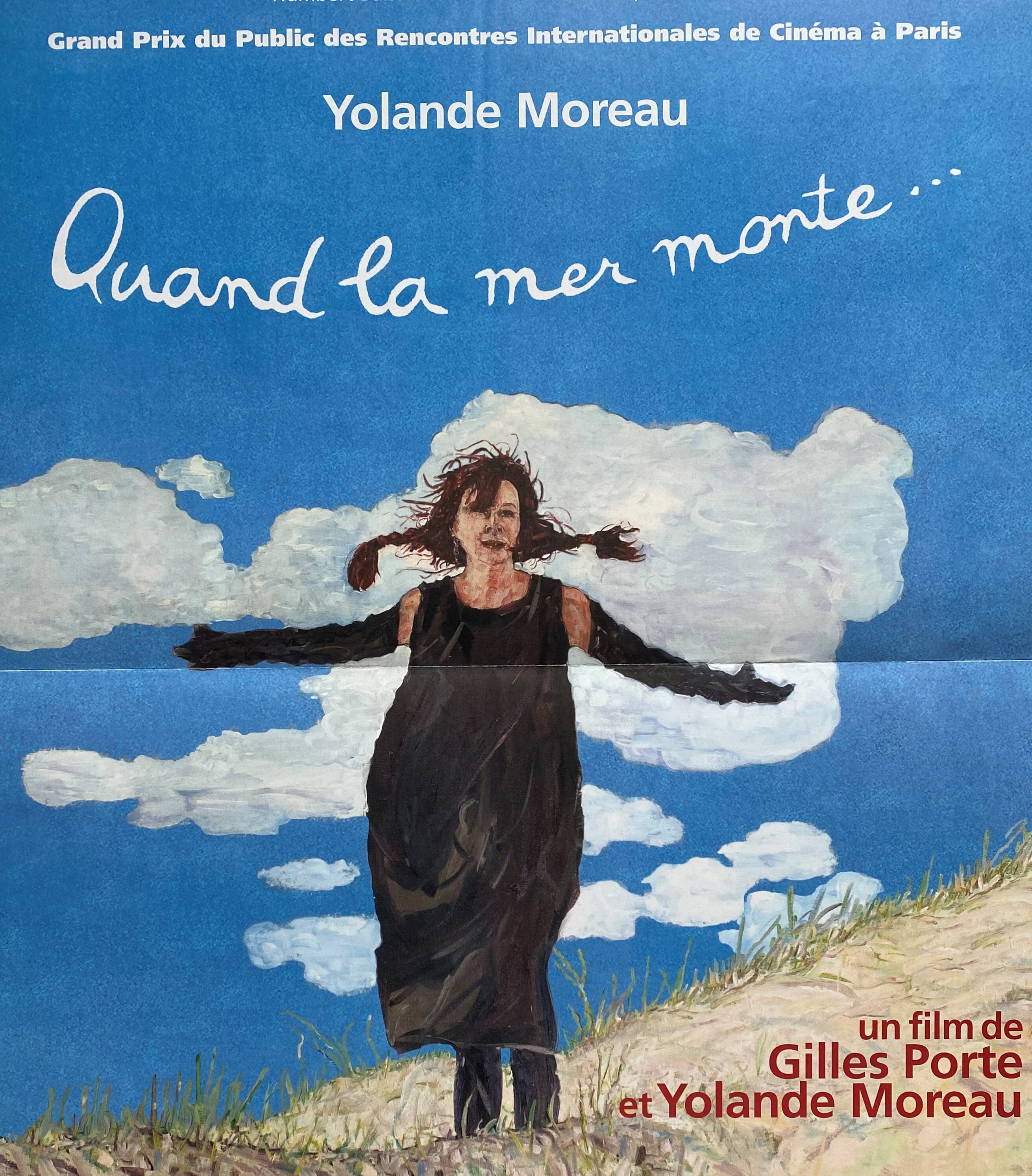 Original cinema poster "Quand la mer monte" Yolande Moreau 40x60cm