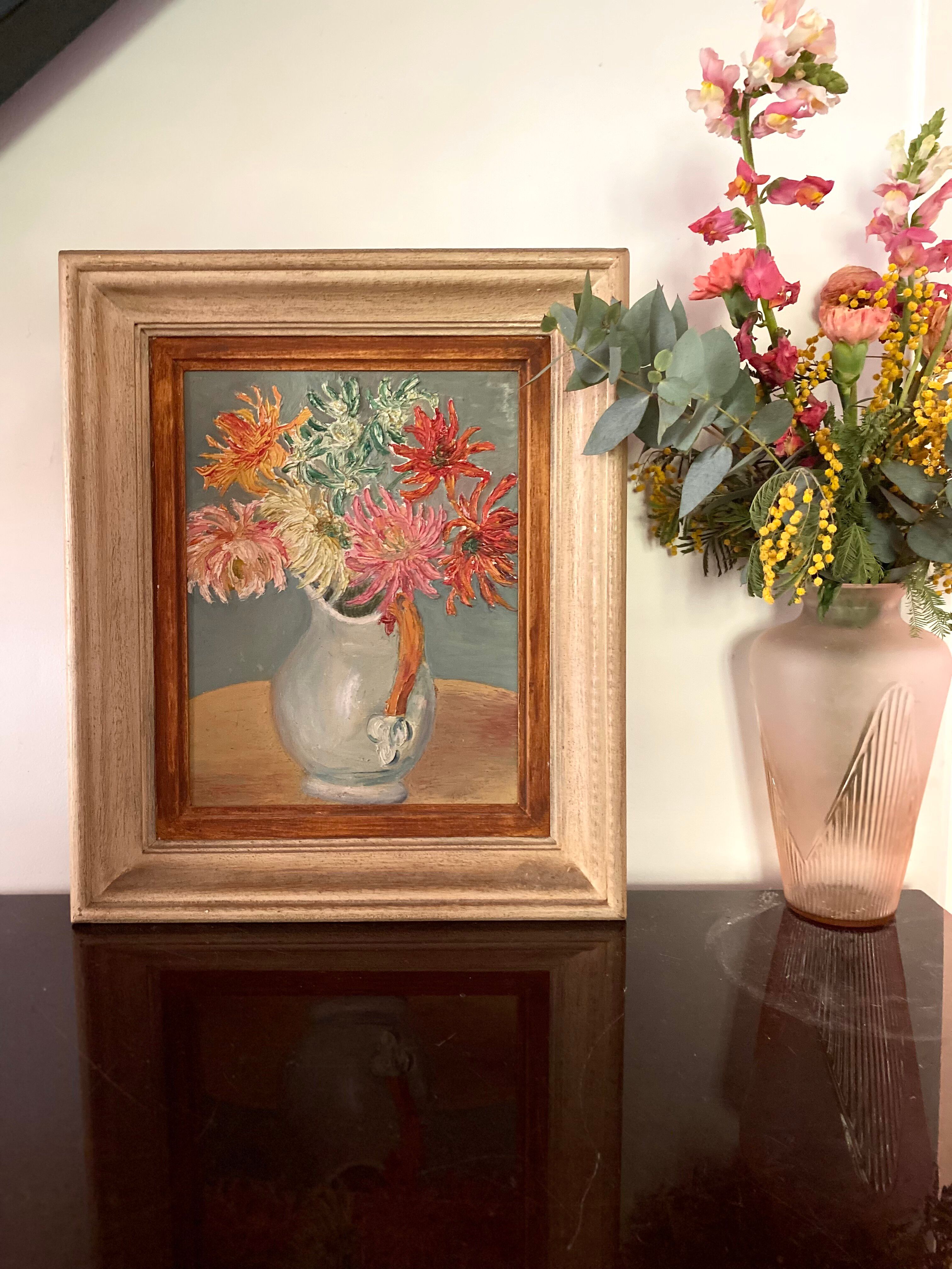 Nature Morte aux Fleurs – Huile sur Toile (1940)