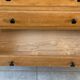 Vintage light oak chest of drawers