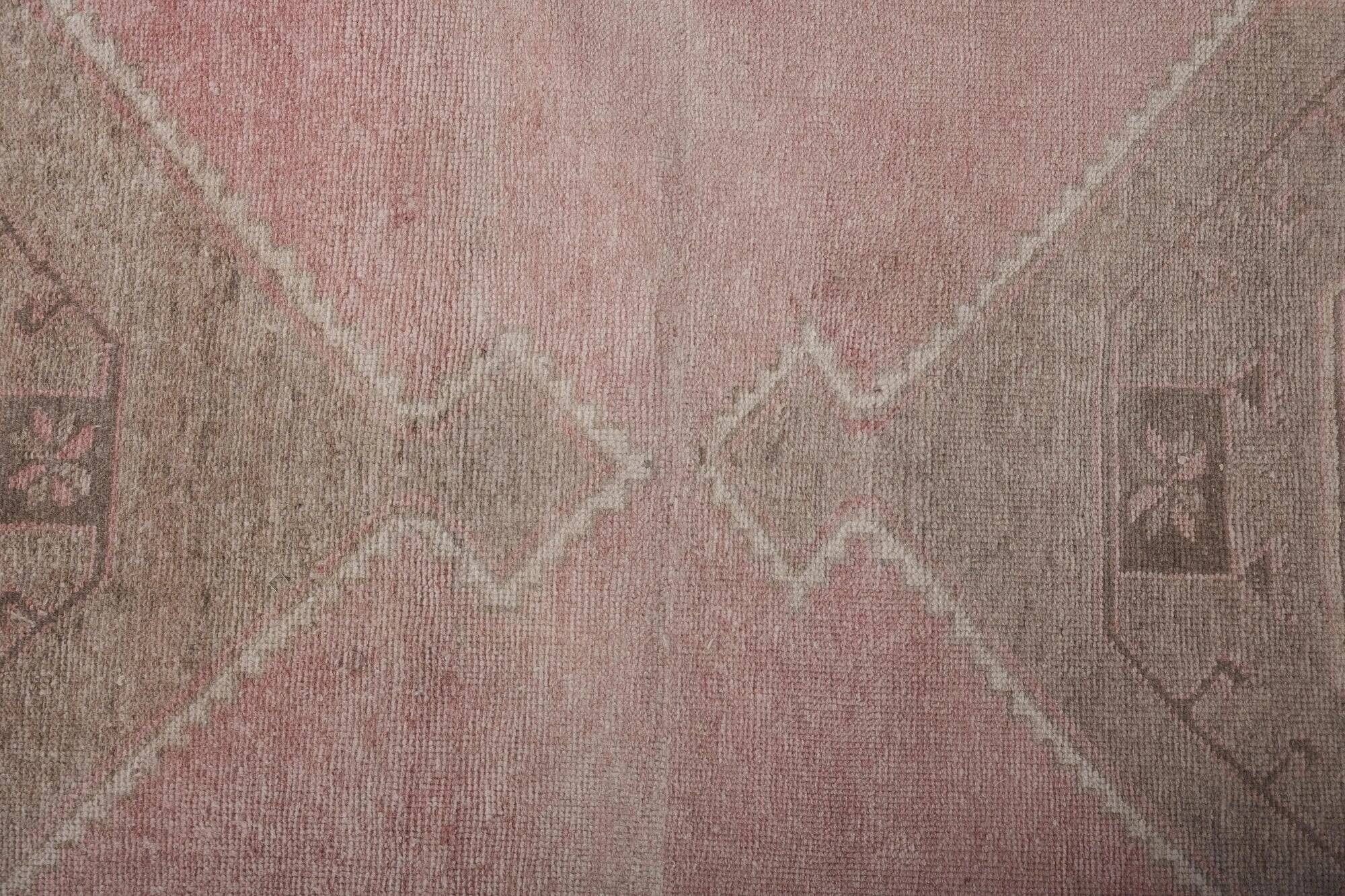 Tapis de couloir turc vintage 87x846 cm