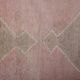 Tapis de couloir turc vintage 87x846 cm
