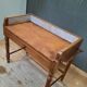 Wooden toilet table