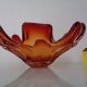 Sommerso Murano Glass Bowl, Italy, 1960s