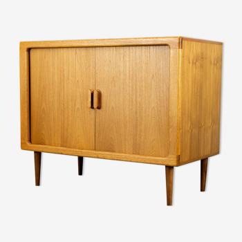 Danish Teak Sideboard with Tambour Doors from Dyrlund, 1970s