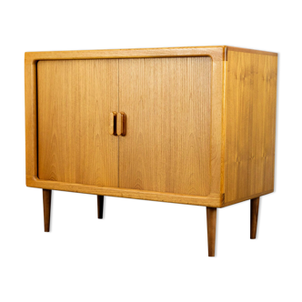 Danish Teak Sideboard with Tambour Doors from Dyrlund, 1970s