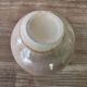 Small round vase soliflore, crackled glazed stoneware, ceramist seal.