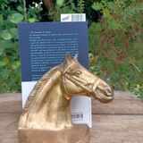 Serres Livres Laiton Cheval Vintage