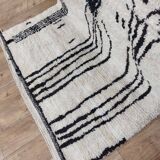 Handmade wool Berber rug 240 X 140 CM