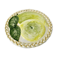 Vintage Ceramic Tarte Dish, Barbotine Lemon, 23 cm