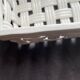 White ceramic basket