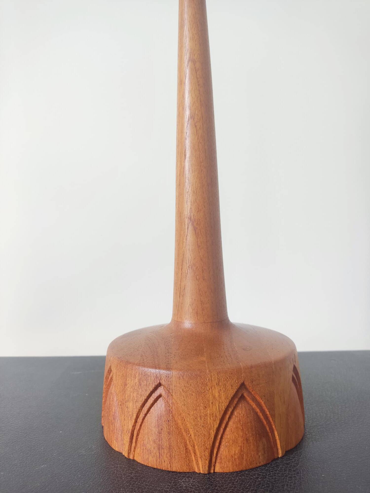 Pair of Teak lamps from Tranås Stilarmatur, Sweden, 1960s