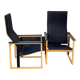 Paire de fauteuils Artza Noirs par Simo Heikkila