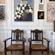 Paire de fauteuils rustiques esprit Charles Dudouyt
