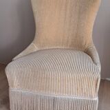 Velvet toad armchair