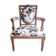 Fauteuil style Louis XVI rénové