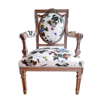 Renovated Louis XVI style armchair