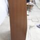 1960 Scandinavian secretary with teak compass feet and pastel yellow top