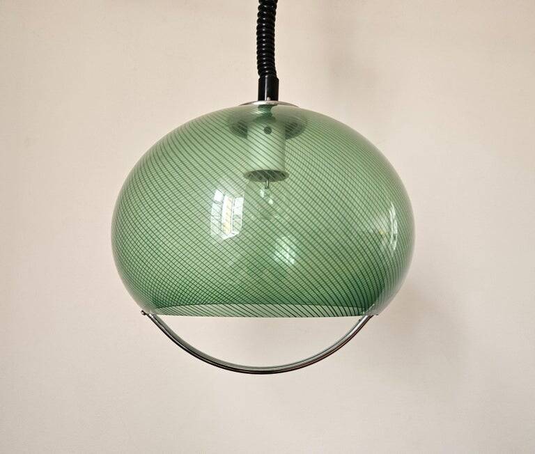 Midcentury Pendant Meblo, designed by Harvey Guzzini, Italy, 1970s