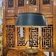 Bouillotte table lamp, Directory, gilded bronze, 19th century – France