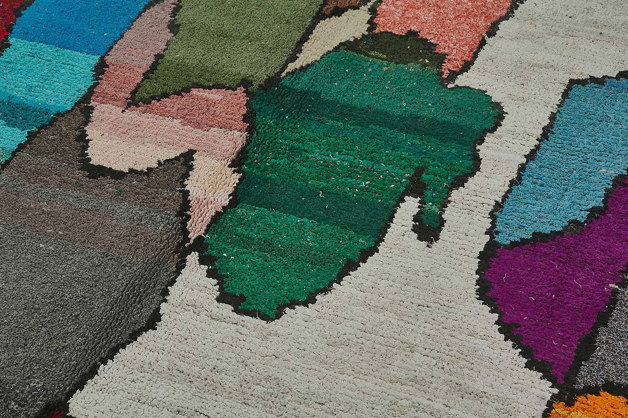 Handwoven Turkish Recycled Boho Rug 200 cm x 316 cm