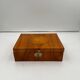 Biedermeier Jewelry Box in Cherry Wood, Ash & Brass, Southern Germany, 1820s
