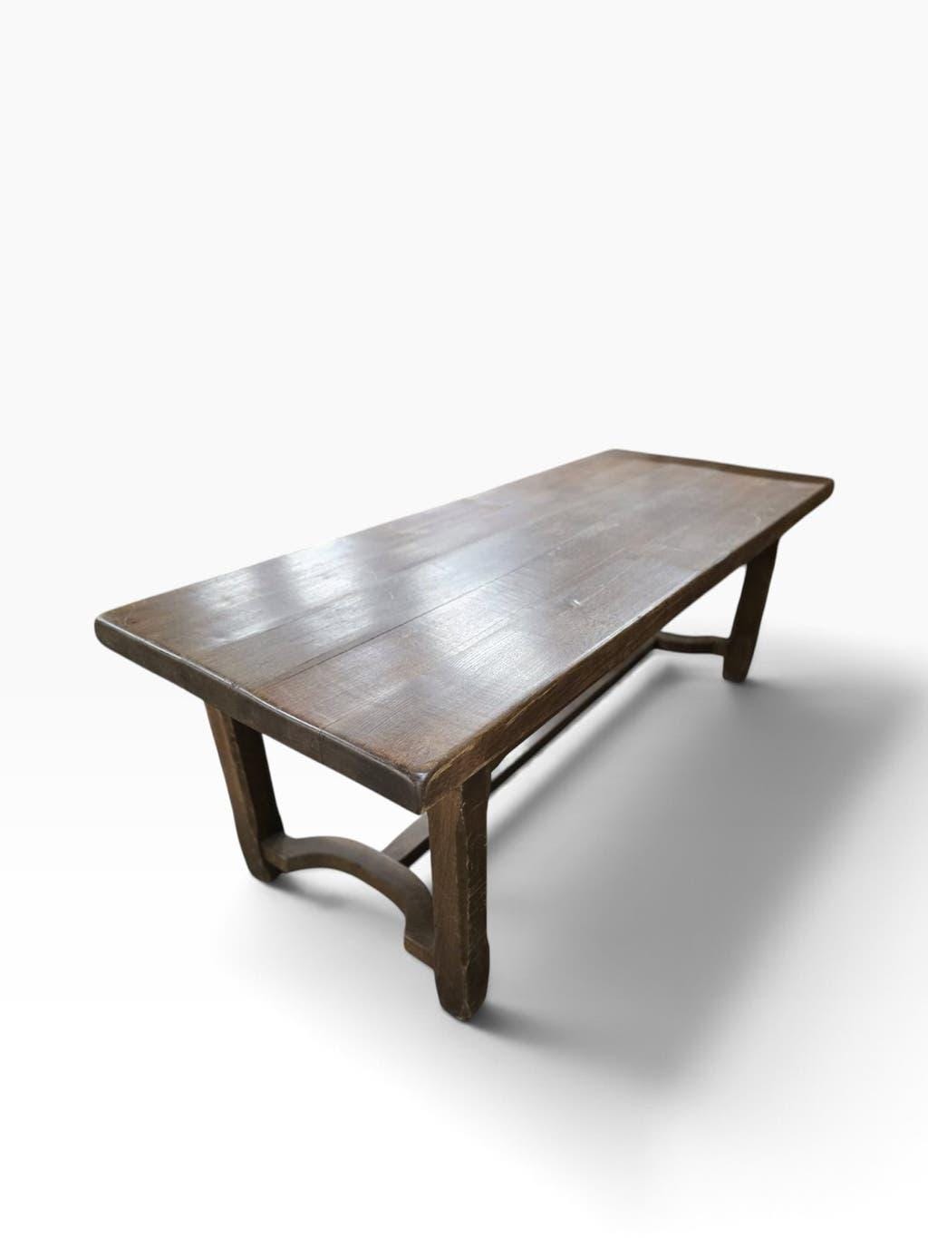 XL vintage dining table in solid wood