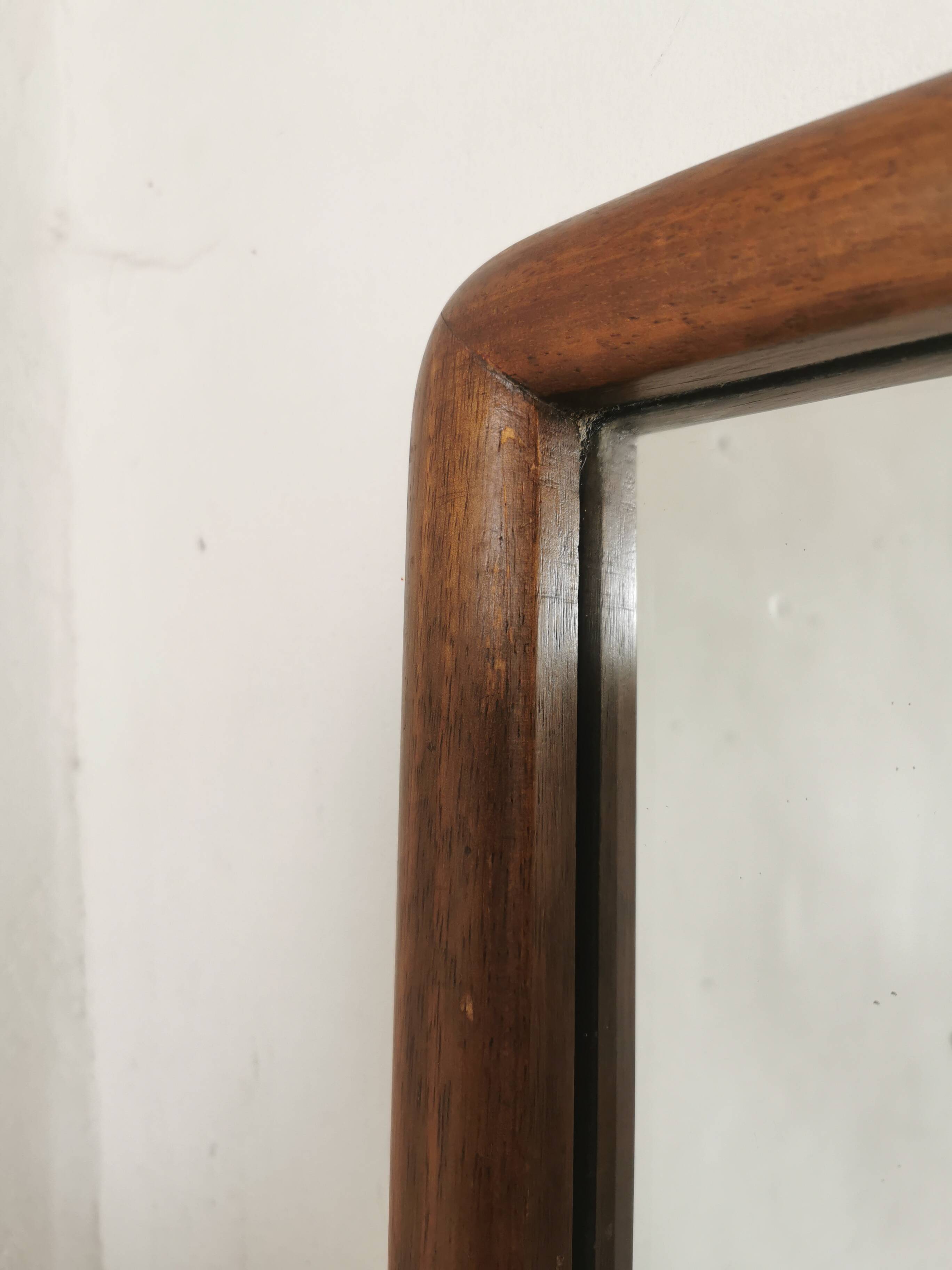Scandinavian mahogany mirror