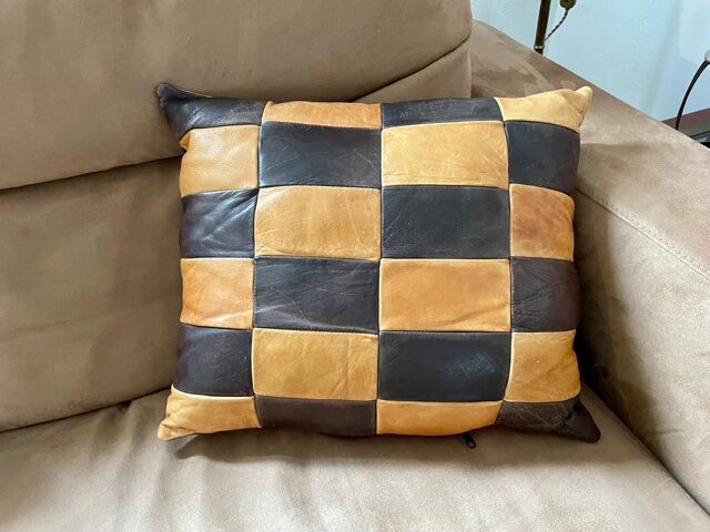 Leather cushion 1960/1970