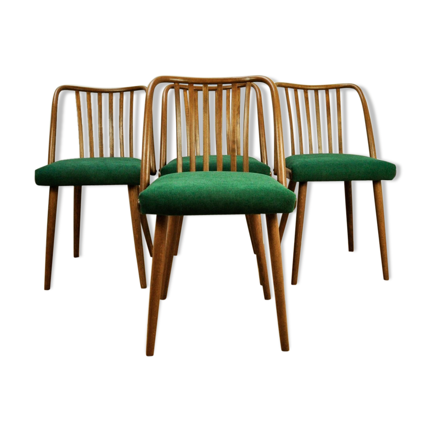 4 chairs by  Antonin Suman for Ton 1960