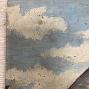 Huile sur panneau vintage