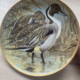 Decorative plate Limoges Water Birds